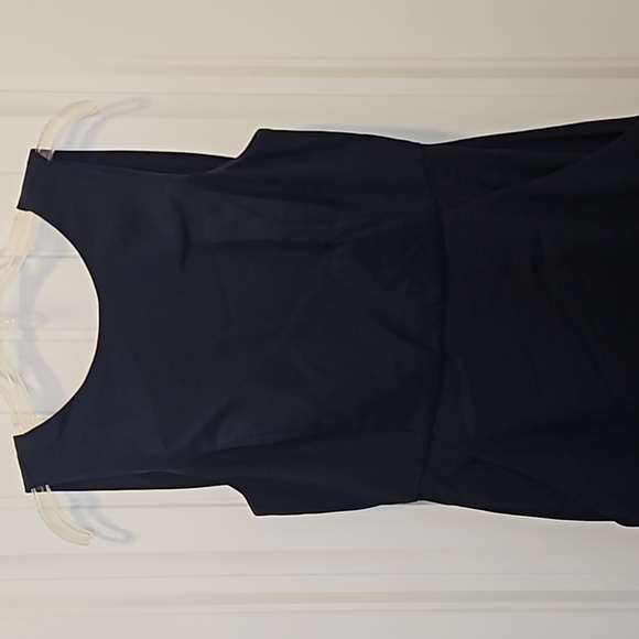 *NWOT* Dessy Collection Vivian Diamond Draped Backless Crepe Dress - Picture 4 of 16